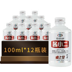 MOUTAI 茅台 酱小二53度酱香型白酒 100ml*12瓶单提装贵州茅台酒厂集团白金酒公司出品批发价多少钱？