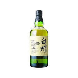 THE HAKUSHU 白州 12年 单一麦芽 日本威士忌 43%vol 700ml 无盒行情价多少