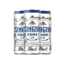 TSINGTAO 青岛啤酒 全麦白啤11度330ml*24听整箱装 拼团价多少钱？