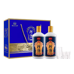 KWEICHOW ZHENJIU 珍酒 贵州 酒中珍品 53度酱香型白酒 纯粮食大曲坤沙酒 珍五蓝版500ml*6瓶包邮价多少钱？