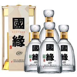 今世缘 国缘 四开 42%vol 幽雅醇厚型白酒 550ml*4 整箱装包邮价多少钱？