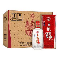 WULIANGYE 五粮液 五粮醇 红淡雅清透瓶 浓香型白酒 50度 500ml*6瓶 整箱装 五粮液股份电商补贴价多少钱？