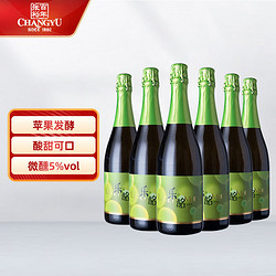 CHANGYU 张裕 乐酩加气苹果白气泡酒 750ml*6 整箱装价格多少钱？