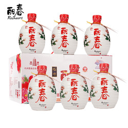 丽春黄酒十年锦丽春428ml*6瓶礼盒花雕立春酒绍兴批发价多少钱？