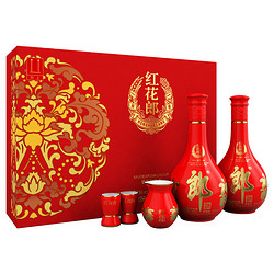 LANGJIU 郎酒 红花郎十双瓶礼盒 53度酱香型白酒 500mlx2瓶电商补贴价多少钱？