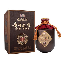 贵州茅台集团贵州老窖 柔和酱香型白酒 粮食酒 500ml*2两坛装电商卖多少钱？