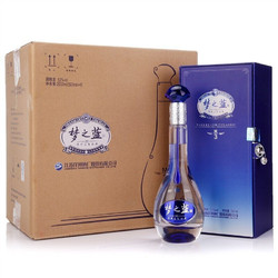 YANGHE 洋河 梦之蓝M3-52度500ml*2礼盒*4电商补贴价多少钱？