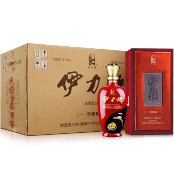 50度伊力特 珍藏版 绵柔型白酒 50度  500ml*6瓶 整箱装电商卖多少钱？