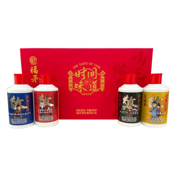 53度福矛窖酒 线上款原酒 酱香型原酒 白酒53度时间的味道125ml×4瓶礼盒装 收藏送礼 时间的味道电商补贴价多少钱？