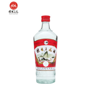 52度桂林三花酒 玻瓶 米香型白酒 52度 480ml 单瓶装价格多少钱？