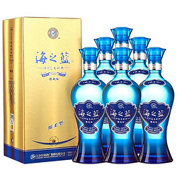 YANGHE 洋河 蓝色经典海之蓝52度520ml*6瓶绵柔型浓香白酒自饮送礼酒水批发价多少钱？