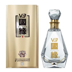 今世缘 国缘V3 40.9度高端送礼商务迎宾白酒500ml*1单瓶装市场价多少钱？