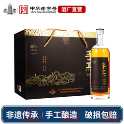 塔牌 手工原色黄酒500ml*6瓶装整箱糯米花雕酒绍兴黄酒无焦糖色行情价多少