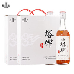 塔牌 黄酒五年陈元红花雕酒500ml*6瓶*2箱干型糯米酒正宗绍兴老酒市场价多少钱？