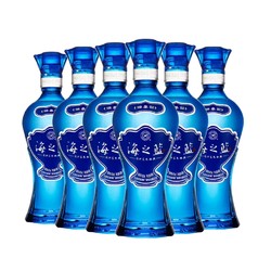 YANGHE 洋河 海之蓝42度480ml*6瓶绵柔口感浓香型白酒酒水电商补贴价多少钱？