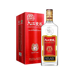 九江双蒸 豉香型白酒 33度双蒸五年陈系列455ml年货送礼红色经典礼盒白酒行情价多少