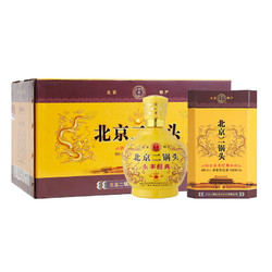 YONGFENG 永丰牌 北京二锅头经典黄坛清香型白酒42度500ml*6瓶礼盒装年货送礼电商卖多少钱？