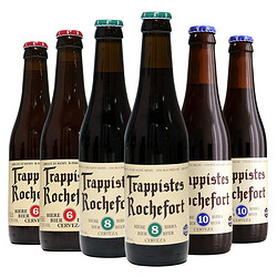 Trappistes Rochefort 罗斯福 修道院精酿 10号啤酒 比利时进口 啤酒  330ml*6瓶 罗斯福10/8/6号330m*各两瓶l价格多少钱？