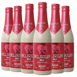 DELIRIUM 粉象 给劲樱桃 精酿果啤 啤酒330ml*6瓶  整箱装 比利时进口拼团价多少钱？