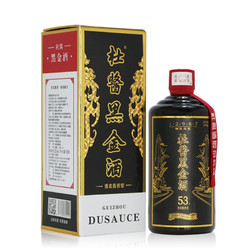 Dusause 杜酱 黑金酒 53度酱香型白酒 整箱6瓶装 3个手提袋价格多少钱？