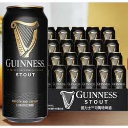 GUINNESS 健力士 氮气世涛黑啤 440ml*24听行情价多少