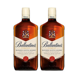 Ballantine's 百龄坛 Ballantine’s） 特醇 苏格兰 调和型 威士忌 洋酒 1000ml 两支装包邮价多少钱？