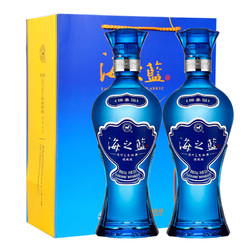 YANGHE 洋河 海之蓝 蓝色经典 旗舰版 42%vol 浓香型白酒 520ml*2瓶行情价多少