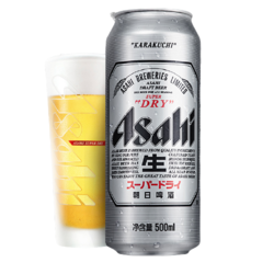 Asahi 朝日啤酒 超爽500ml*12听装 整箱 国产啤酒 黄啤拼团价多少钱？