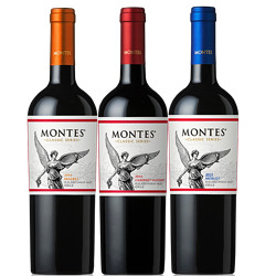 MONTES 蒙特斯 智利原瓶进口红酒 蒙特斯montes经典系列 红葡萄酒750ml6支组合整箱装批发价多少钱？