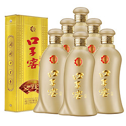 口子窖 五年型 兼香型白酒 40.8度 400ml*6瓶 整箱装口子酒 年货送礼市场价多少钱？