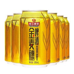 PEARL RIVER 珠江啤酒 10度 珠江金麦穗啤酒 330ml*6听 连包装包邮价多少钱？