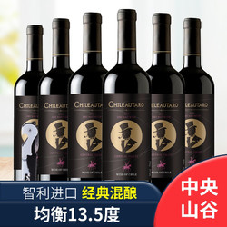 智利中央山谷产区进口红酒750ml*6瓶批发价多少钱？