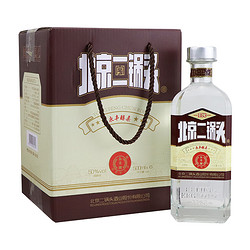 永丰北京二锅头50度永丰醇柔小方瓶 6瓶 整箱白酒50度500ml*6价格多少钱？