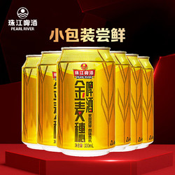 PEARL RIVER 珠江啤酒 金麦穗啤酒 330ml*6罐拼团价多少钱？