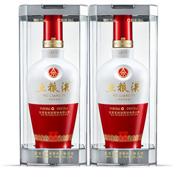 WULIANGYE 五粮液 1618 红白瓶 52%vol 浓香型白酒 500ml*2瓶 双支装行情价多少