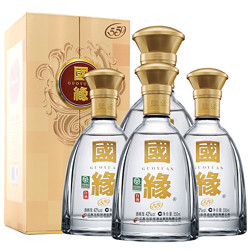 今世缘 [升级版550ml]今世缘 国缘 对开 浓香型 白酒 550ml*4整箱装市场价多少钱？