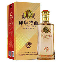 LANGJIU 郎酒 郎牌特曲窖藏5号 50度 单瓶装白酒 500ml 浓香型 高度白酒行情价多少