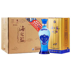 YANGHE 洋河 蓝色经典海之蓝旗舰版42度520mL*6瓶整箱装绵柔浓香型白酒行情价多少