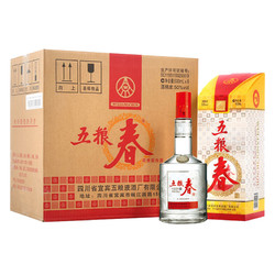 五粮春 五粮液 五粮春 浓香型 高度白酒 五粮春 50度 500ml*6瓶整箱批发价多少钱？