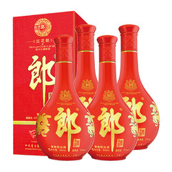 LANGJIU 郎酒 红花郎10 53%vol 酱香型白酒 500ml*4瓶电商卖多少钱？