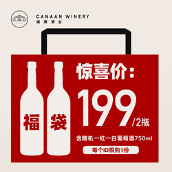 SHIBAIPIAN 诗百篇 旗舰店正品 干白干红葡萄酒随机2瓶750ml最终到手价多少钱？