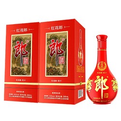 LANGJIU 郎酒 红花郎酱香型高档白酒53度500ml*2粮食酒商务宴请市场价多少钱？