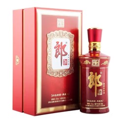 LANGJIU 郎酒 珍品郎 53度酱香型白酒   典藏版  习酒 印象红单瓶 500ml套装电商卖多少钱？