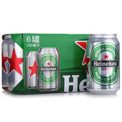 Heineken 喜力 经典啤酒330ml*6听行情价多少