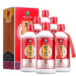 XIJIU 习酒 红习酒500mL*6瓶53度贵州酱香型白酒价格多少钱？