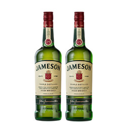 Jameson 尊美醇 700ml*2瓶装 40度 爱尔兰威士忌  进口洋酒 双瓶装市场价多少钱？