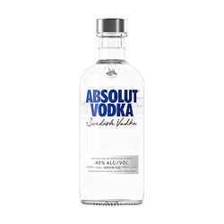 ABSOLUT VODKA 绝对伏特加 伏特加原味 500ml 40度电商卖多少钱？