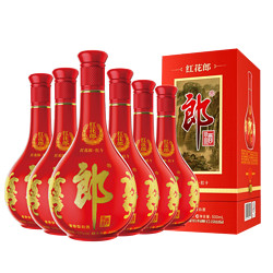 LANGJIU 郎酒 高度白酒陈酿53度酱香型 红花郎10整箱行情价多少