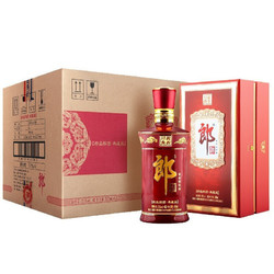 LANGJIU 郎酒 珍品郎53度酱香型高度白酒礼盒酒粮食酒水500ml *6 整箱装 典藏版最终到手价多少钱？