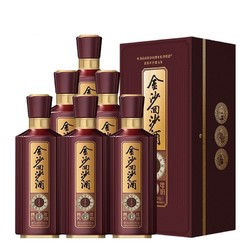 JINSHA 金沙 回沙酒真实年份6年酱香型白酒53度500ml*6整箱电商补贴价多少钱？